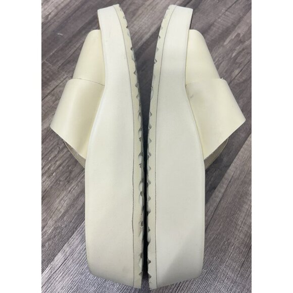 BIRKENSTOCK Almina Papillio Platform Sandals In Ecru Size 42 - Picture 8 of 12